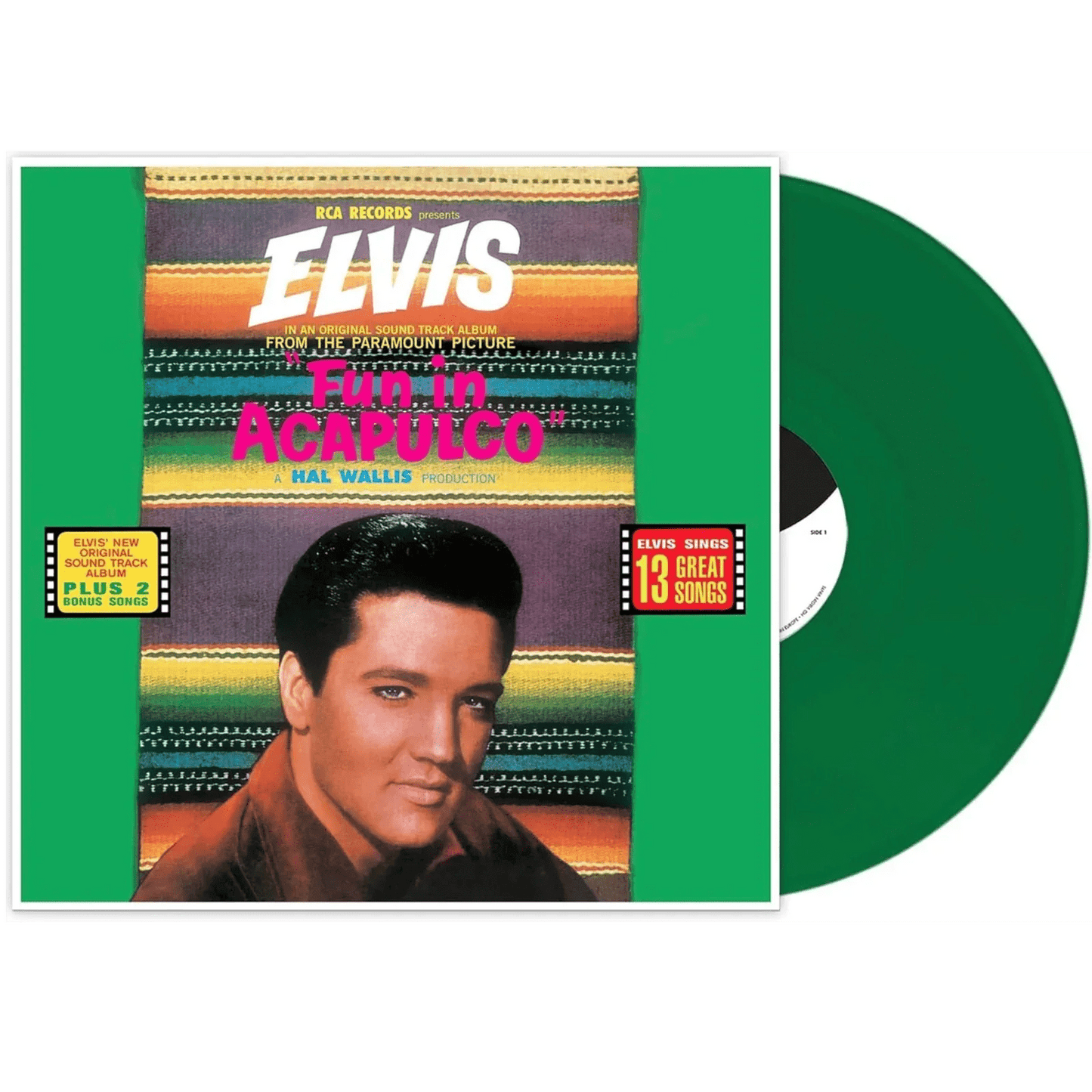 Elvis Presley - Fun In Acapulco (Limited Edition, Green Vinyl) (LP) - Joco Records