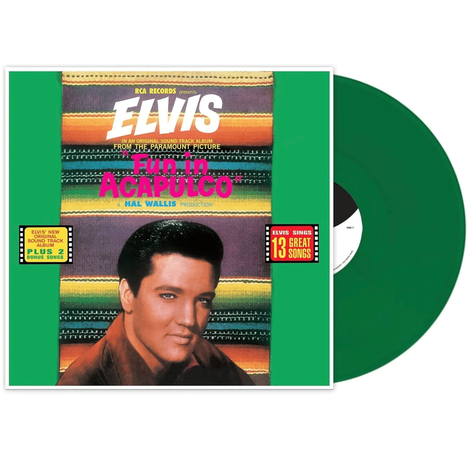 Elvis Presley - Fun In Acapulco (Limited Edition, Green Vinyl) (LP) - Joco Records