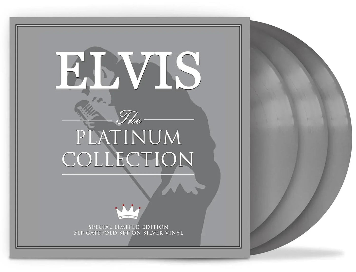 Elvis Presley - The Platinum Collection (Limited Edition Import, Silver Vinyl) (3 LP) - Joco Records