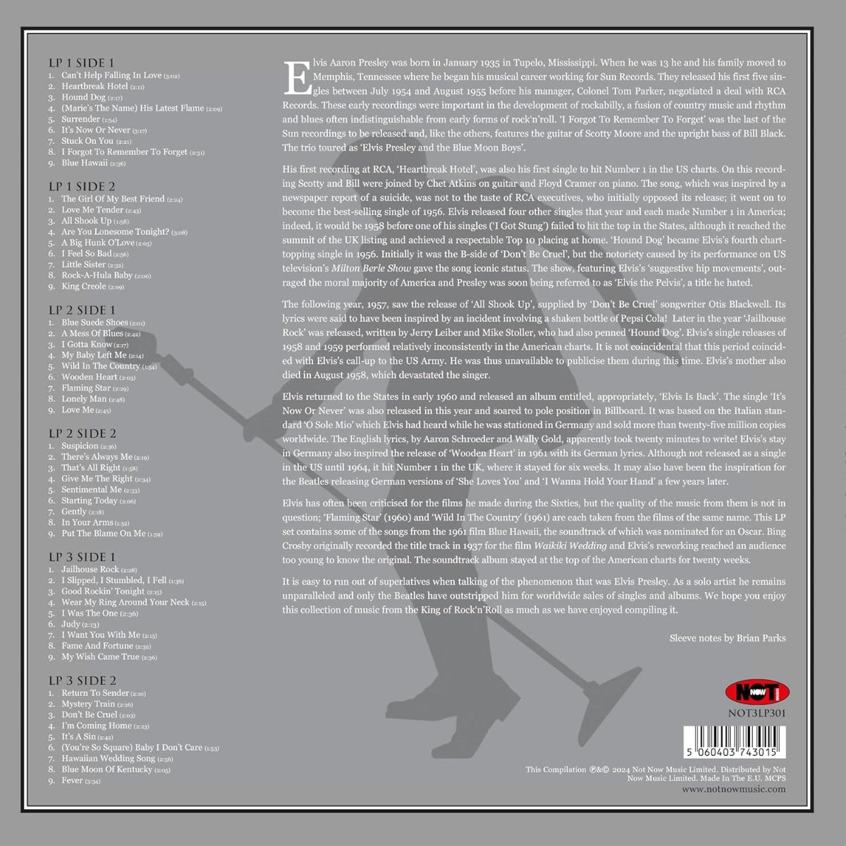 Elvis Presley - The Platinum Collection (Limited Edition Import, Silver Vinyl) (3 LP)