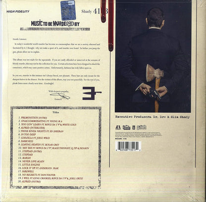 Eminem - Music To Be Murdered By (Limited Edition, Black Ice Vinyl) (2 LP) - Joco Records