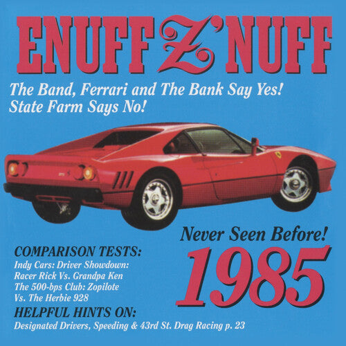 Enuff Z'nuff - 1985 (Color Vinyl, Blue & Red Splatter, Reissue) - Joco Records