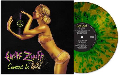 Enuff Z'nuff - Covered In Gold - Green/ gold Splatter (Green Vinyl, Gold Vinyl) (LP) - Joco Records