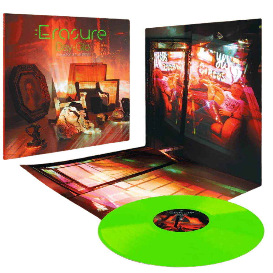 Erasure -Day-Glo (Based On A True Story) (Limited Edition, Neon Green Vinyl) (LP) - Joco Records