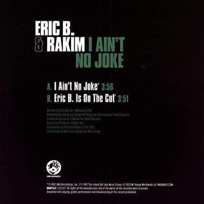 Eric B. & Rakim - I Ain't No Joke / Eric B. Is On The Cut (7-Inch Single) - Joco Records