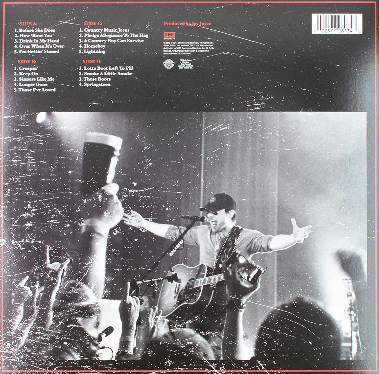 Eric Church - Caught In The Act: Live (Limited Edition, Blue Vinyl) (2 LP) - Joco Records