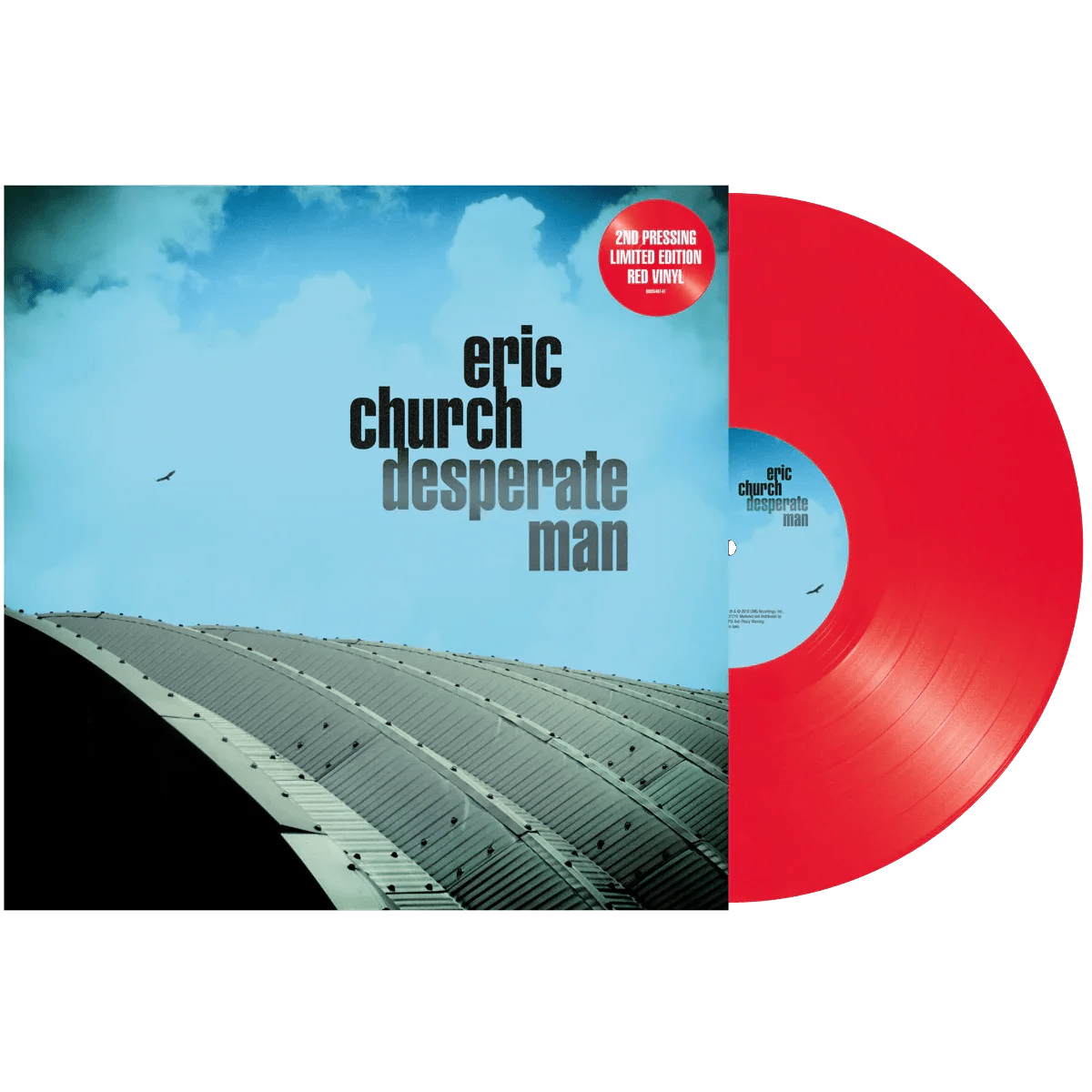 Eric Church - Desperate Man (Limited Edition, 180 Gram, Red Vinyl) (LP) - Joco Records