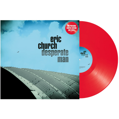 Eric Church - Desperate Man (Limited Edition, 180 Gram, Red Vinyl) (LP) - Joco Records