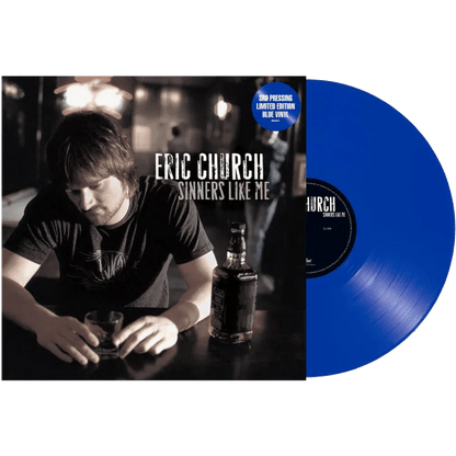 Eric Church - Sinners Like Me (Limited Edition, Blue Vinyl) (LP) - Joco Records