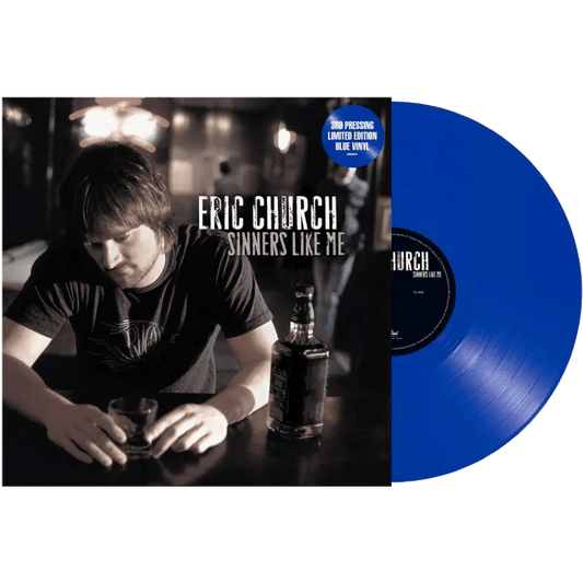 Eric Church - Sinners Like Me (Limited Edition, Blue Vinyl) (LP) - Joco Records