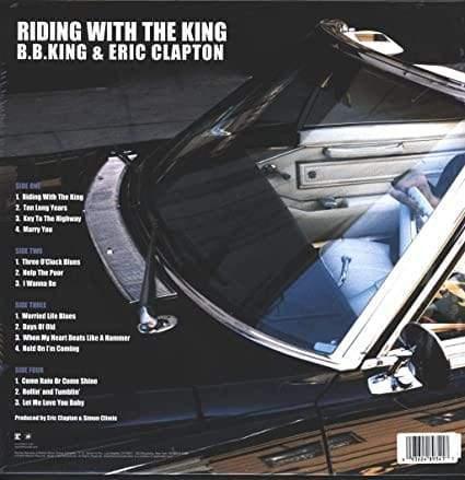 Eric Clapton & B.B. King - Riding With The King (Indie Exclusive, Blue Vinyl, Bonus Tracks, Anniversary Edition) (2 LP) - Joco Records