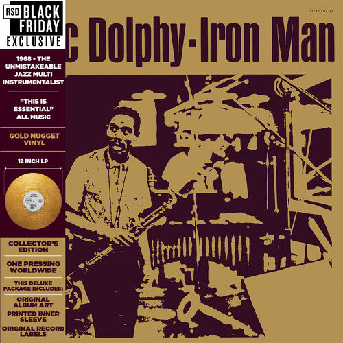 Eric Dolphy - Iron Man (Color Vinyl, RSD Exclusive, Gold)(RSD 11.24.23) - Joco Records