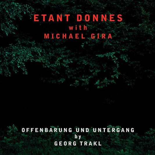 Etant Donnes With Michael Gira - Offenbarung Und Untergang (LP) - Joco Records