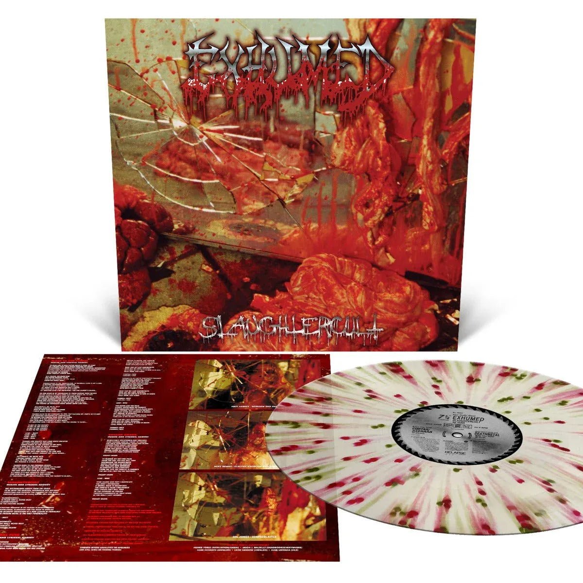 Exhumed - Slaughtercult (Limited Edition, Milky Clear Splatter Vinyl) (LP) - Joco Records