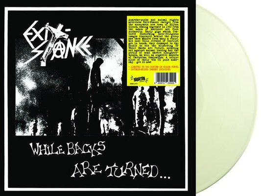 Exit - Stance - While Backs Are Turned... (Limited Edition, White Vinyl) (LP) - Joco Records