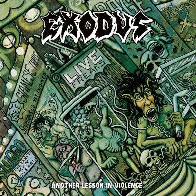 Exodus - Another Lesson In Violence (Limited Edition Import, 180 Gram, Yellow & Black Marble Vinyl) (2 LP) - Joco Records