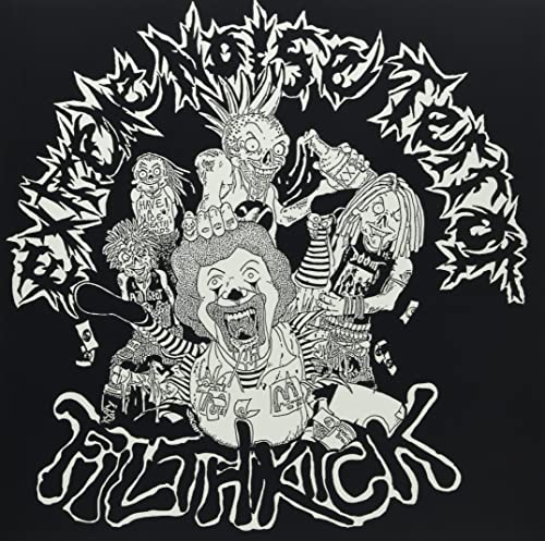 Extreme Noise Terror/ Filthkick - In It For Life (Clear Vinyl)