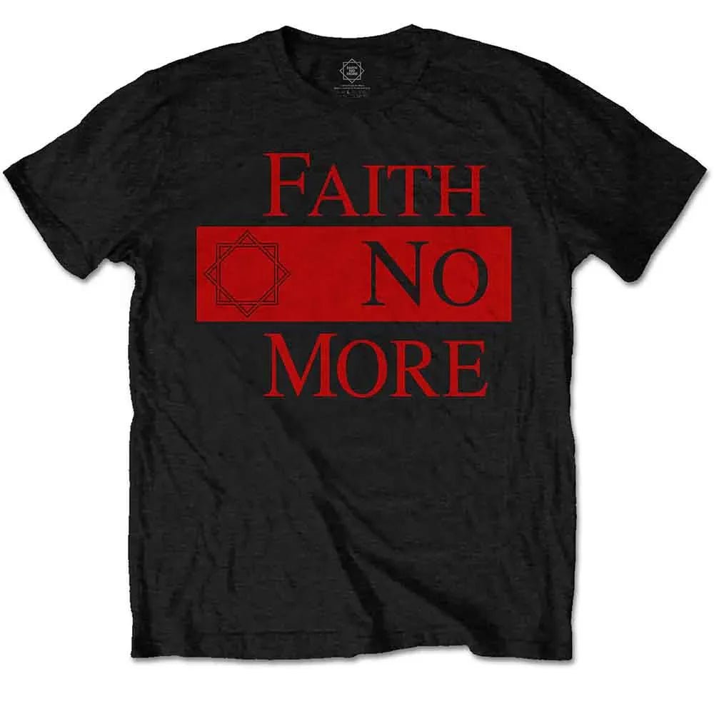 Faith No More - Classic New Logo Star Tee (T-Shirt) - Joco Records