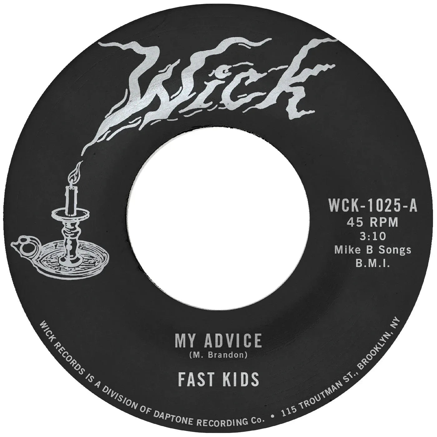Fast Kids - My Advice B/W Out Of State Plates (Vinyl) - Joco Records