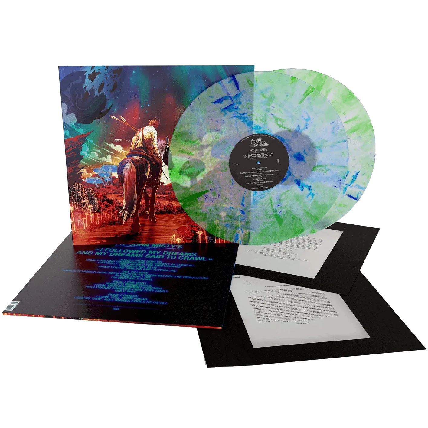 Father John Misty - Greatish Hits: I Followed My Dreams and My Dreams Said to Crawl (Multicolor Vinyl) (2 LP) - Joco Records