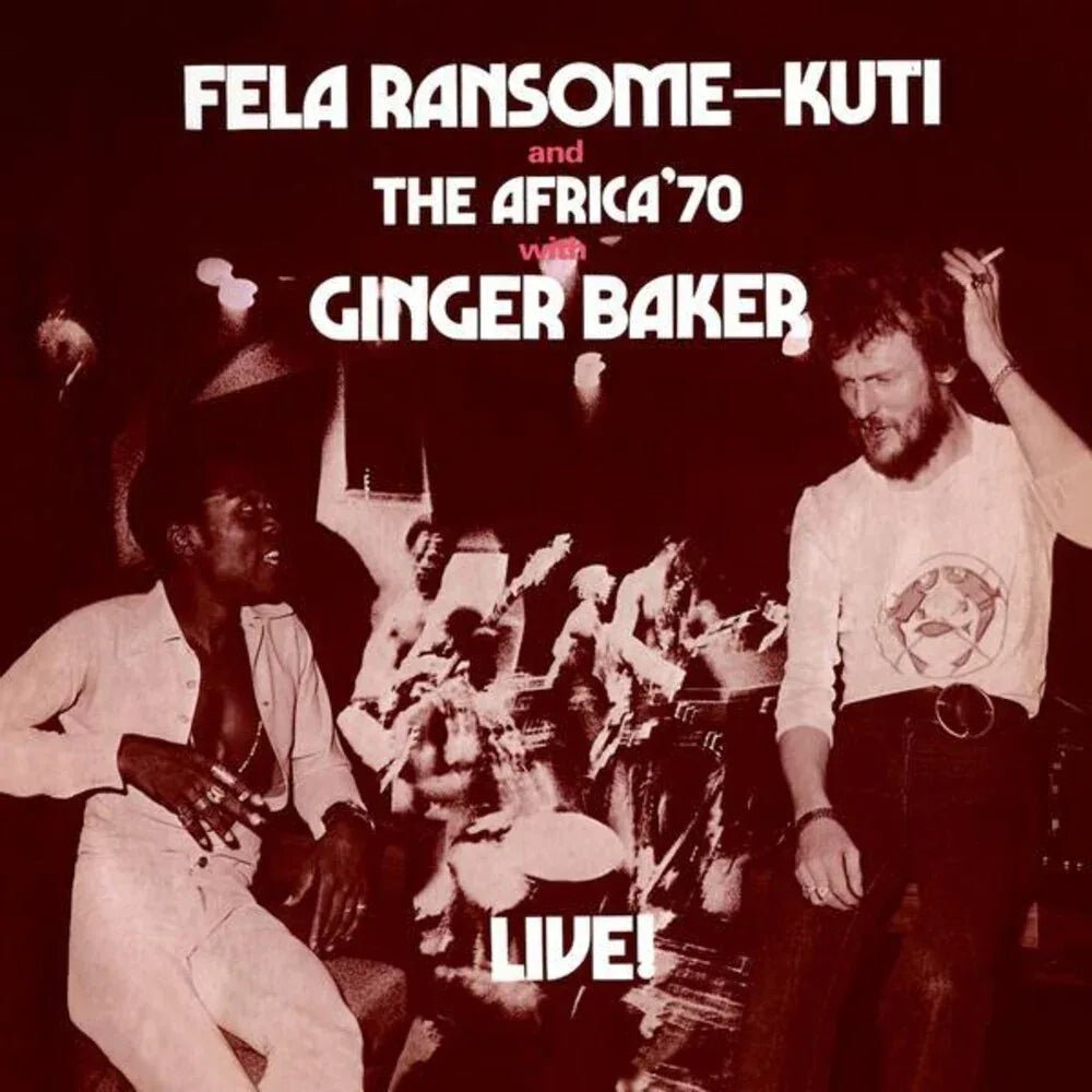 Fela Kuti - Fela Live With Ginger Baker (Red Vinyl, Gatefold) (2 LP) - Joco Records