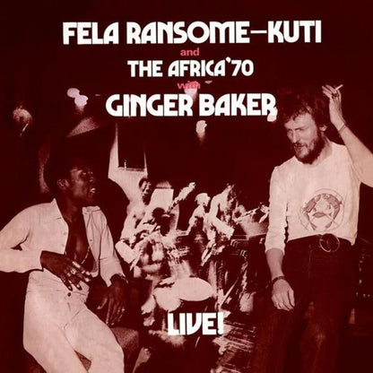 Fela Kuti - Fela Live With Ginger Baker (Red Vinyl, Gatefold) (2 LP) - Joco Records