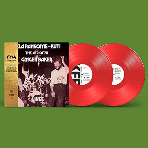 Fela Kuti - Fela Live With Ginger Baker (Red Vinyl, Gatefold) (2 LP) - Joco Records