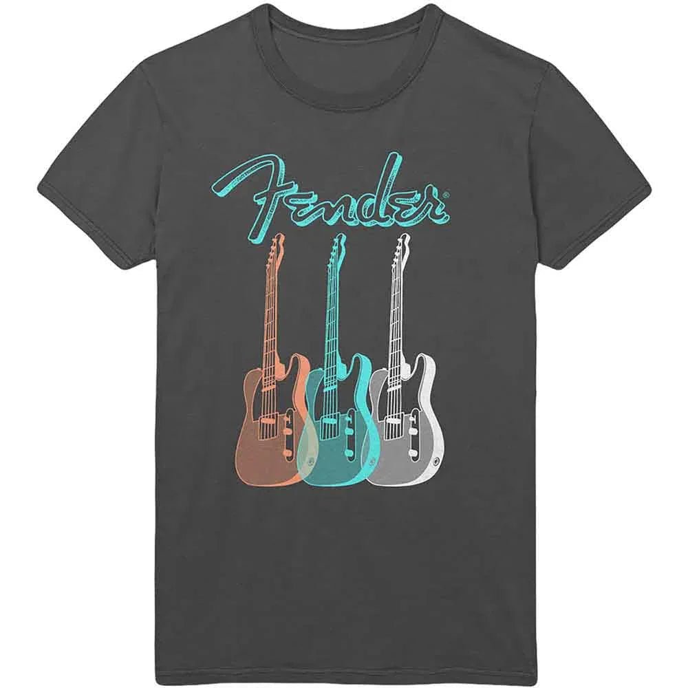 Fender - Triple Guitar (T-Shirt) - Joco Records