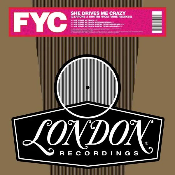 Fine Young Cannibals - She Drives Me Crazy (Cerrone & Dimitri From Paris Remixes) (LP) - Joco Records
