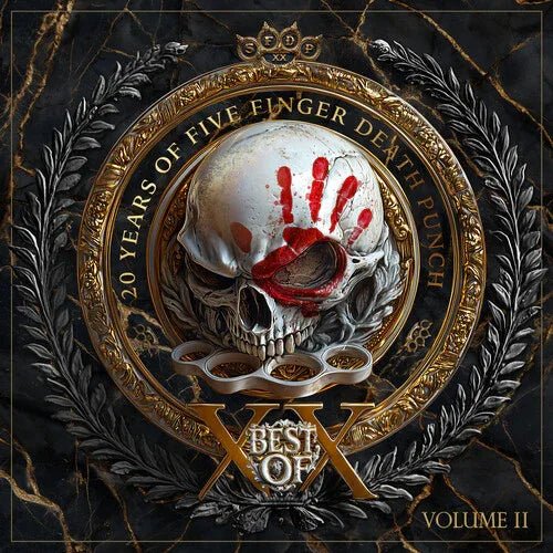 Five Finger Death Punch - Best of: Volume II (Color Vinyl, Black, Gold, Anniversary Edition, Gatefold) (2 LP) - Joco Records