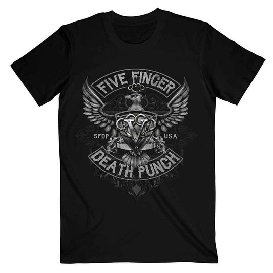 Five Finger Death Punch - Howe Eagle Crest (T-Shirt) - Joco Records