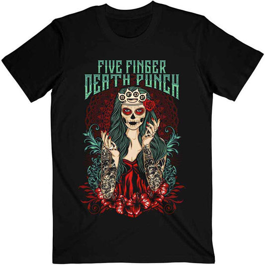 Five Finger Death Punch - Lady Muerta (T-Shirt)