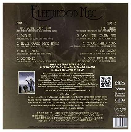 Fleetwood Mac - Rumours In Concert - The Legendary Broadcasts (Limited Edition, C (LP) - Joco Records
