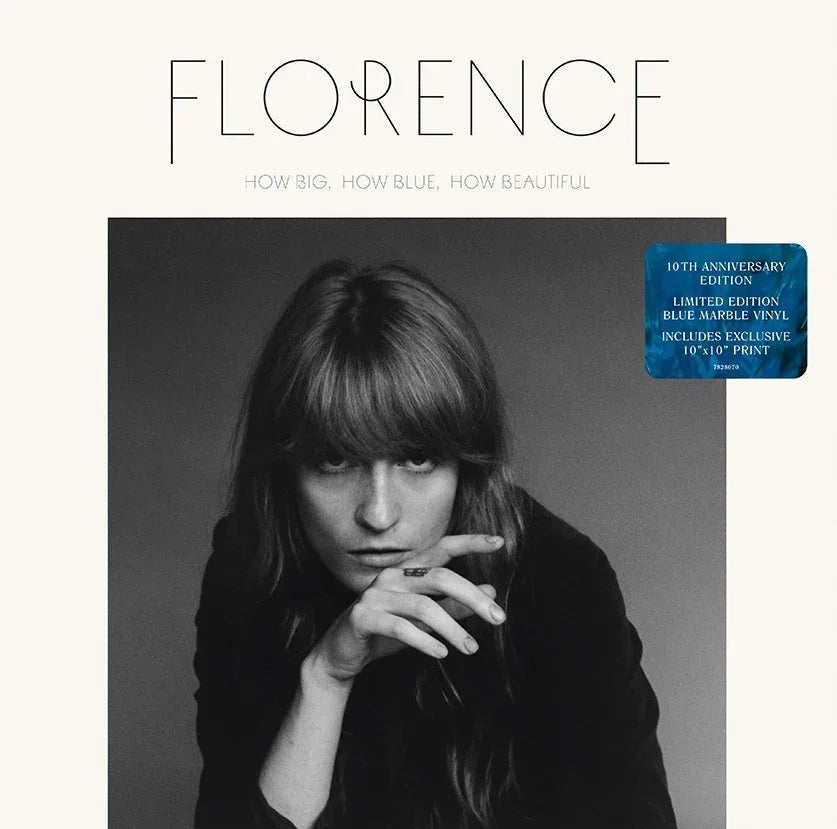 Florence + The Machine - How Big, How Blue, How Beautiful (10th Anniversary, Blue Marble Vinyl) (2 LP) - Joco Records
