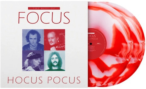 FOCUS - Best Of Focus (Hocus Pocus) (Limited Edition, 140 Gram Red & White Swirl Color Vinyl) (Import) (2 LP) - Joco Records