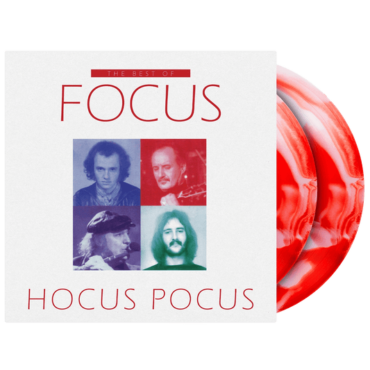 Focus - Best Of Focus (Hocus Pocus) (Limited Edition Import, Red & White Swirl Vinyl) (2 LP) - Joco Records