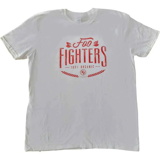 Foo Fighters - 100% Organic Text Tee (T-Shirt) - Joco Records