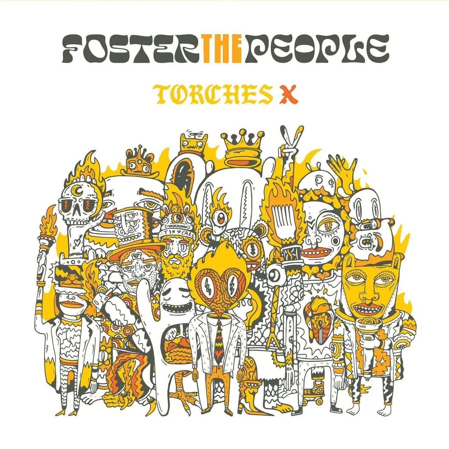 Foster The People - Torches X (Limited, Deluxe Edition, Gatefold, Orange Vinyl) (2 LP) - Joco Records