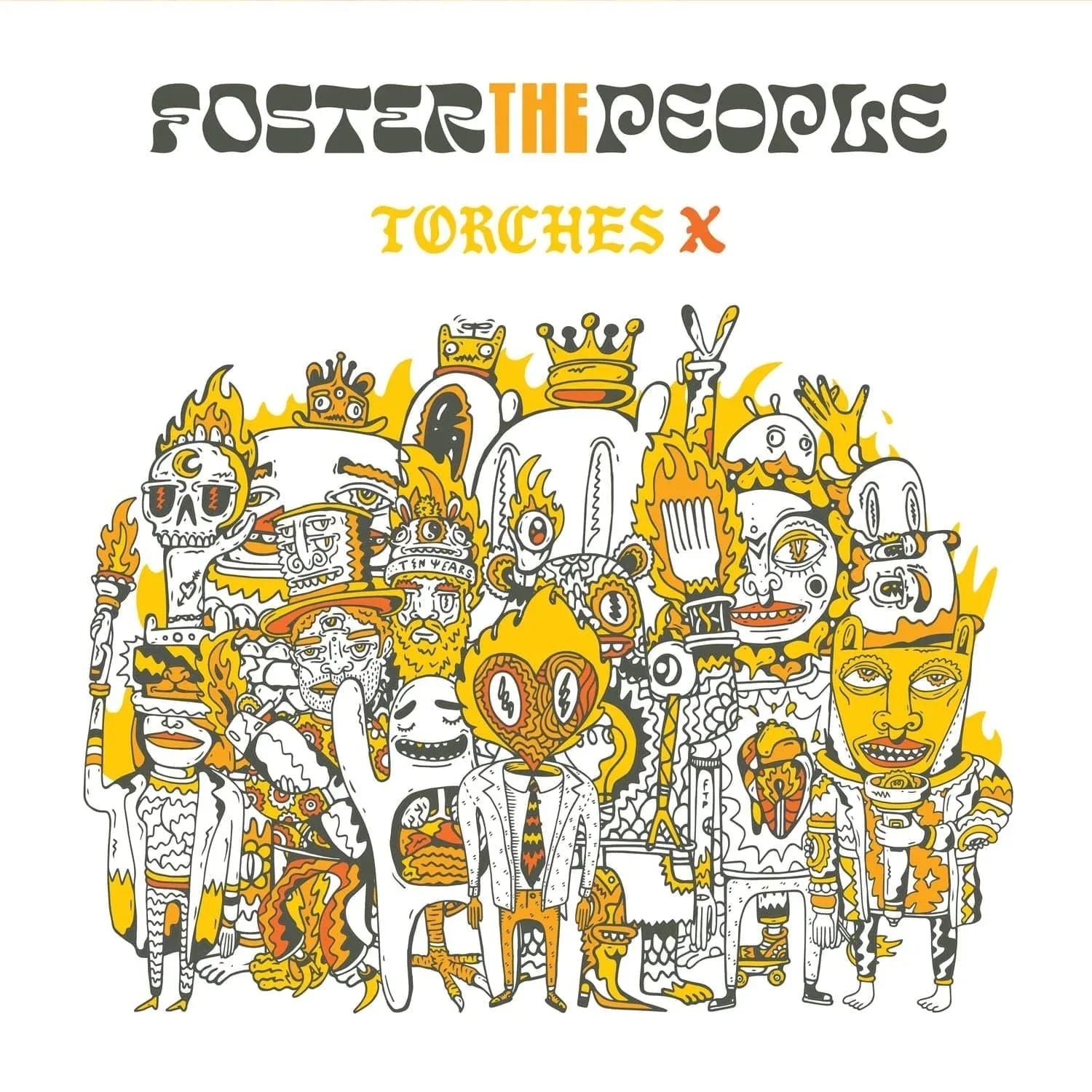 Foster The People - Torches X (Limited, Deluxe Edition, Gatefold, Orange Vinyl) (2 LP) - Joco Records