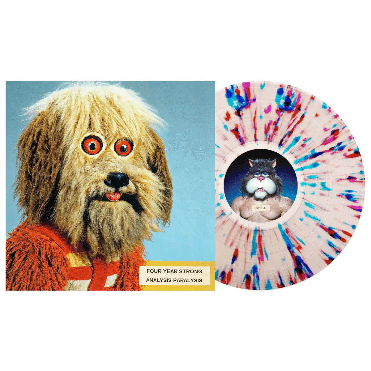 Four Year Strong - Analysis Paralysis (Milky Clear & Blue Vinyl, Red & Purple Splatter Vinyl) (LP) - Joco Records