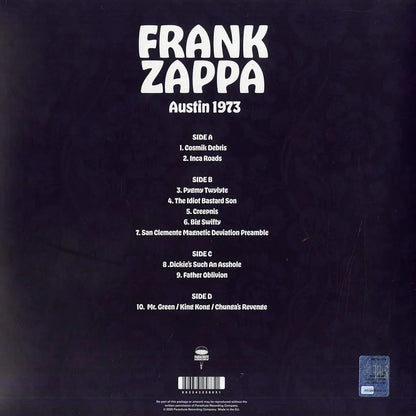 Frank Zappa - Austin 1973 (Import, Broadcast Recordings) (2 LP) - Joco Records