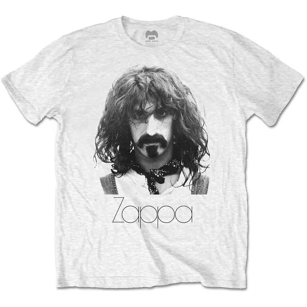 Frank Zappa - Thin Logo Portrait (T-Shirt) - Joco Records