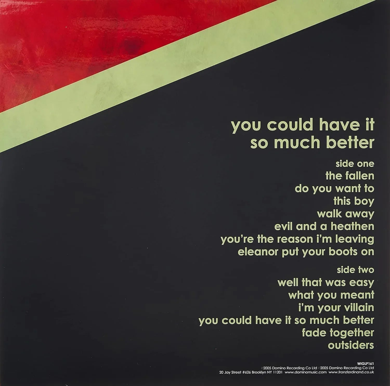 Franz Ferdinand - You Could Have It So Much Better (LP) - Joco Records