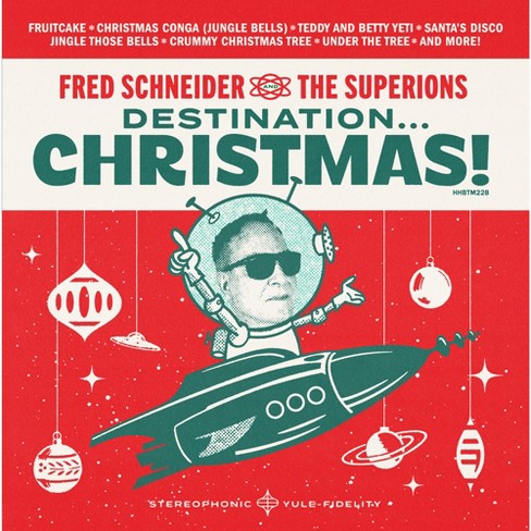 Fred Schneider & the Superions - Destination Christmas (Indie Exclusive, Red Vinyl) - Joco Records
