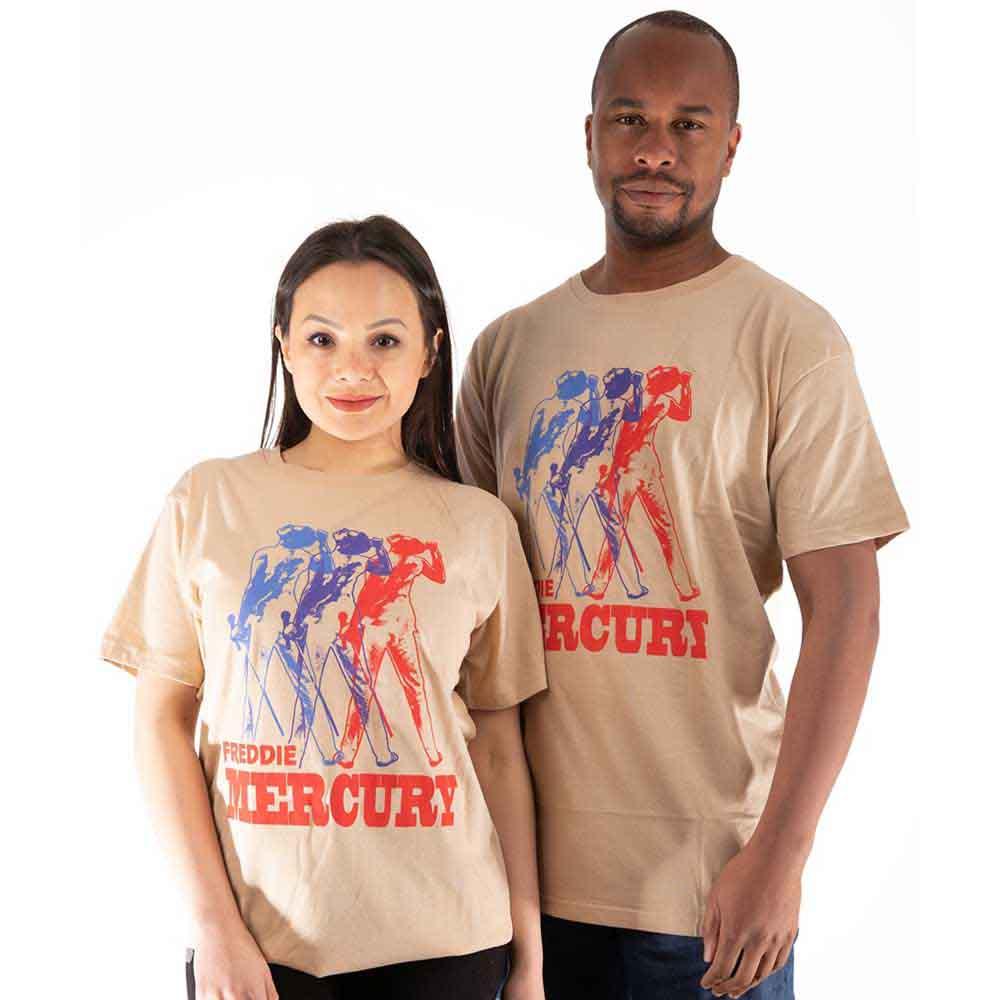 Freddie Mercury - Multicolour Photo (T-Shirt) - Joco Records