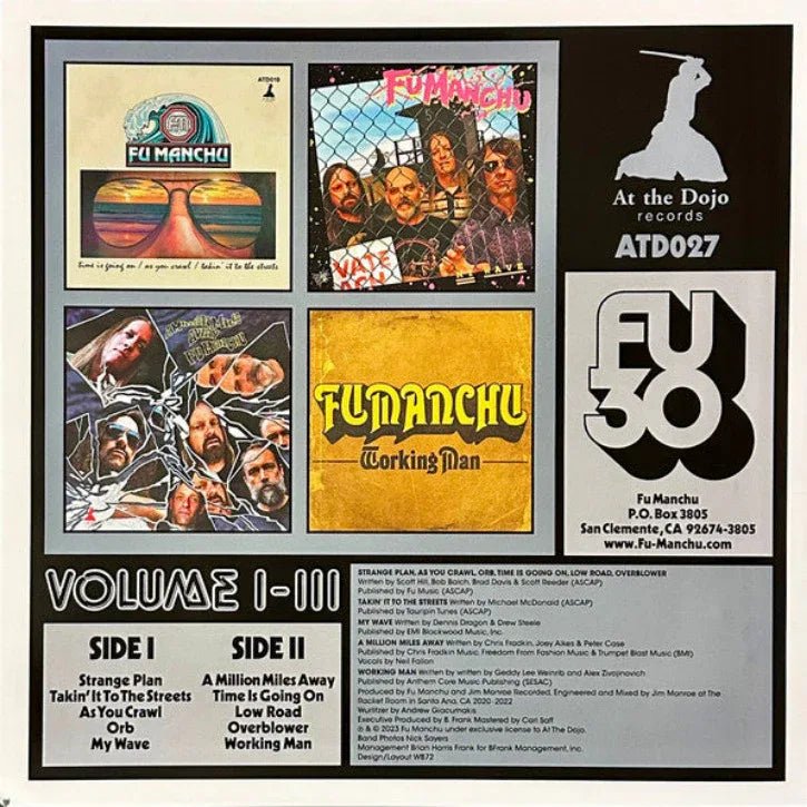 Fu Manchu - Fu30 Volume I-III (Limited Edition, Grey Vinyl) (LP) - Joco Records