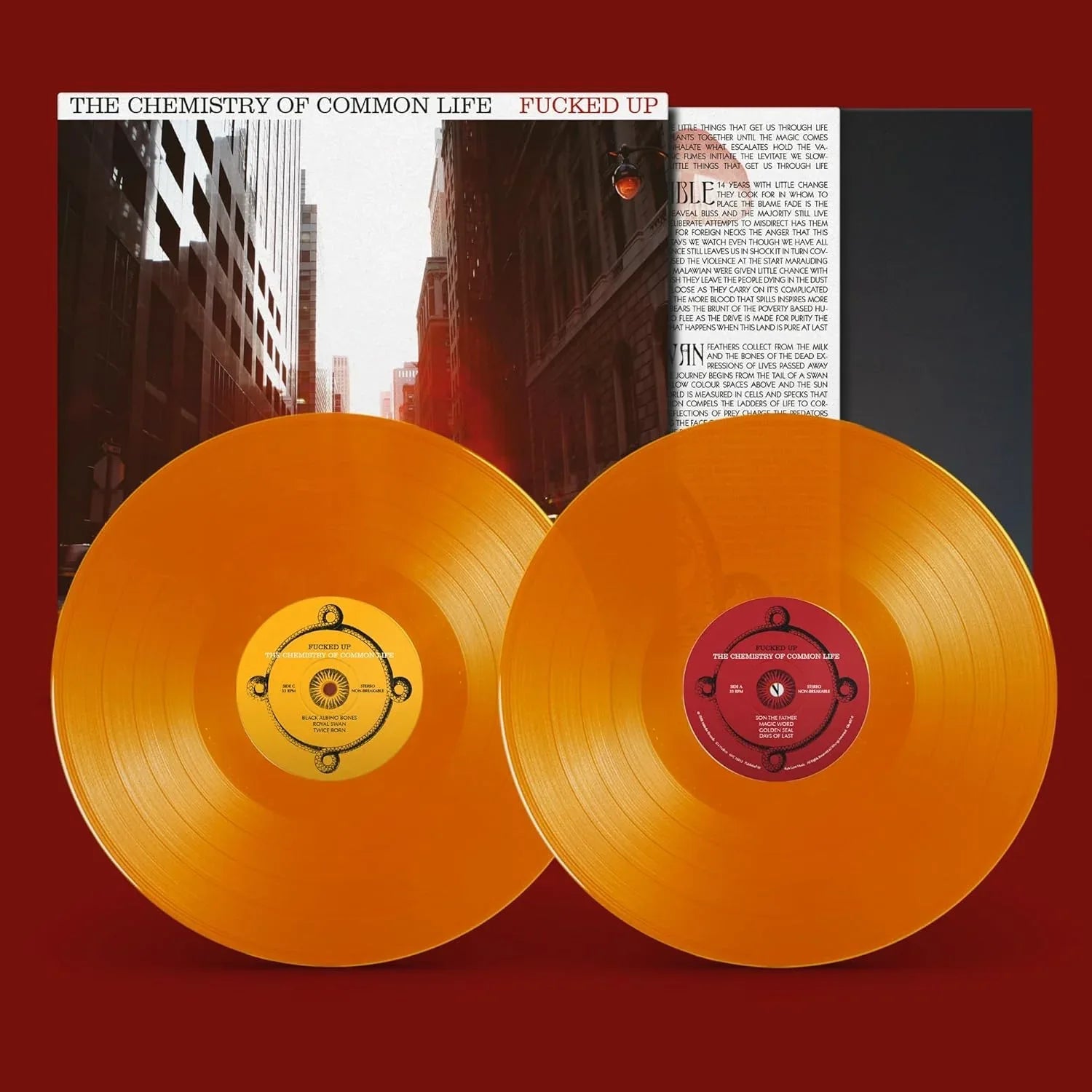 Fucked Up - The Chemistry Of Common Life (Limited Edition, Clear Orange Vinyl) (LP) - Joco Records