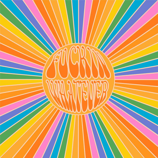 Fuckin Whatever - Fuckin Whatever (Yellow W/ Blue Splatter Vinyl)