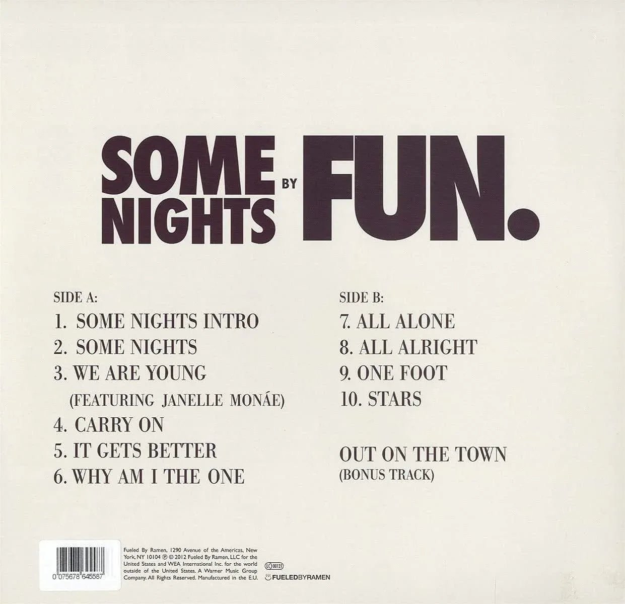 Fun - Some Nights (Limited Anniversary Edition, Gatefold, Silver Vinyl) (LP) - Joco Records