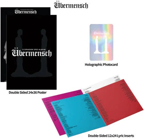 G-Dragon - Ubermensch - Die-Cut Mirrorboard (Poster) (LP) - Joco Records